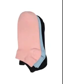 SRFN Kadın Patik Çorap 3 lü düz renkli thumbnail 1