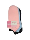 SRFN Kadın Patik Çorap 3 lü düz renkli thumbnail 2