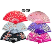 Plastik Kumaş Yelpaze 12'li Karışık - 2