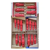 18 Parça Lokma - Torx - Düz ve Yıldız Tornavida Seti Takımı - 1