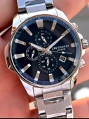 Lee Cooper İtalyan Tasarım Bileklik Hediyeli 2 Yıl Garantili 5 Atm Erkek Kol Saati ELC.08327.370 thumbnail 4