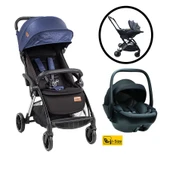 Baby2Go Tulipa Travel Set i-size/ Blue thumbnail 1
