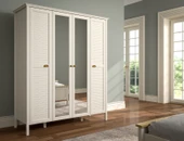 Hunerika navra Premium Tek kapak 4 kapaklı Gardırop- Minifiks - aytaşı/legnano - 1