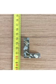 "L" HARFİ - Kıyı Esintisi Harf Anahtarlık (A–Z) – Gerçek Deniz Kabuğu, Kum ve Şeffaf Epoksi– El Yap thumbnail 2