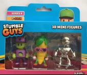 Stumble Guys Seri 4 3'lü Mini Figür Abducted Guy thumbnail 1