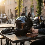 LS2 RAPID 2 R PARLAK SİYAH MOTOSİKLET KASKI SİYAH VE ŞEFFAF VİZÖR + SPOİLER thumbnail 4