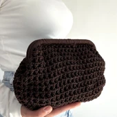 Froy Kahve Rengi  Örgü Çanta thumbnail 4