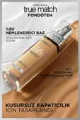 L'Oreal Paris True Match Bakım Yapan Fondöten - 2C Soğuk Alt Ton - 4