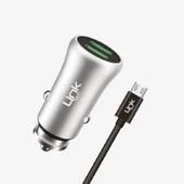 M581 Metal Mikro USB Kablolu Araç Şarj Cihazı - 6