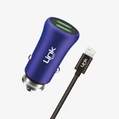 M582 Metal Lightning Kablolu USB Araç Şarj Cihazı - 4