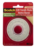 3M Scotch® Çift Taraflı Köpük Bant 12,7mm x 1,9m - 1