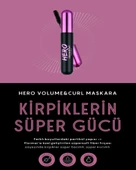 Flormar Kıvrım Ve Hacim Veren Maskara ( SİYAH ) - Hero Volume & Curl Mascara - 8682536022804 - 4