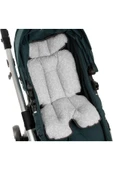 Babyjem Puset ve Mama Sandalyesi Minderi Gri Çiçek thumbnail 2