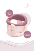 Babyjem Önden Açılır Banyo ve Mama Oturağı ve Minderi - 2 'Li Set Mürdüm - 8
