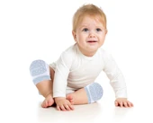 Babyjem Örgü Emekleme Dizliği Mavi - 1