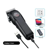 WA-0192 Profesyonel Şarjlı Saç,Sakal,Ense,Vücut Traş Kesme Makinesi / Ergonomik Tasarım, Uzun Pil Ömrü, LED Ekran - 2