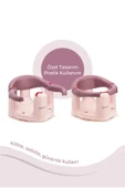 Babyjem Önden Açılır Banyo ve Mama Oturağı ve Minderi - 2 'Li Set Mürdüm - 6