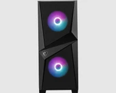 MSI Mag Forge 100R Temperli Cam 2 x 120 MM ARGB Fanlı ATX Oyuncu Bilgisayar Kasası Siyah - 4