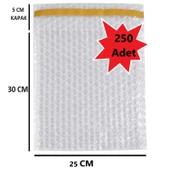 Balonlu Patpat Torba, Bantlı Baloncuklu Torba-Zarf 25Cm (En) X 30Cm (Boy) + 5Cm (Kapak) 250 Adet thumbnail 3