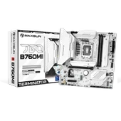 Maxsun Terminator B760M GKD5 ICE LGA1700 DDR5 7600 Mhz M.2 HDMI mAtx Intel Anakart Beyaz - 1