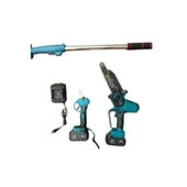 Haktaş Şarjlı Zincirli Testere Sc5803 + Budama Makası Hkt8601 + Teleskopik Uzatma Çubuğu Hkt-6608 - 1