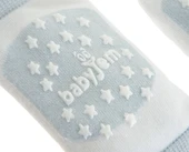 Babyjem Örgü Emekleme Dizliği Mavi - 4