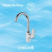 City Mutfak Armatürü Krom thumbnail 3