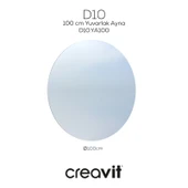 D10 100 cm Yuvarlak Ayna thumbnail 1