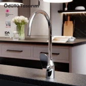 Foglia Mutfak Armatürü Krom thumbnail 3