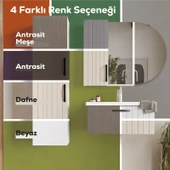 D10 Eksen Lavabo Dolabı Çekmeceli 100 cm Dafne Lake thumbnail 8