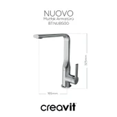 Nuovo Mutfak Armatürü Krom thumbnail 1