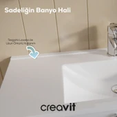 Kayra Mat Beyaz Lavabo Dolabı Çekmeceli 100cm thumbnail 5