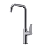 Lua Şelale Mutfak Armatürü Metalik Gri thumbnail 1