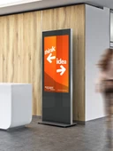 Cletech C01 55" Totem Kabini + Samsung QM55C 55" Signage Monitör - 4