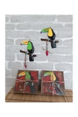Gobo Dekoratif Tukan Kuşu Farklı Renklerde Kutulu 1 Adet thumbnail 6