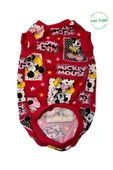 Goboticaret Kırmızı Mickey Mouse Desenli Kedi Köpek Kıyafeti Elbisesi XLARGE/XL/Beden 4 thumbnail 1