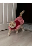 Gobo Çiçek Desenli Papyonlu Kırmızı Kedi Köpek Kıyafeti Elbisesi Large/l/beden 3 thumbnail 6