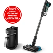 Philips XC6557/01 Aqua Dikey Şarjlı Süpürge + HDA150/61 Kahve Makinesi Hediyeli - 1