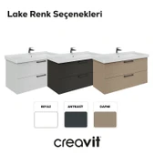 D20 100 Cm İki Çekmeceli Lavabo Dolabı Dafne Lake Kapak thumbnail 4