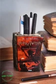 Gobo Harry Potter ve Zümrüdüanka Yoldaşlığı Kitabı Şeklindeki Kalemlik 10 x 8 cm thumbnail 1