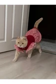 Gobo Çiçek Desenli Papyonlu Kırmızı Kedi Köpek Kıyafeti Elbisesi Xlarge/xl/beden 4 thumbnail 7