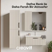 D10 Eksen Lavabo Dolabı Çekmeceli 80 cm Dafne Lake thumbnail 2