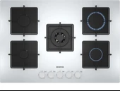 Siemens EN7B2QP30O iQ300 Gazlı Ocak 75 cm Sert cam, Beyaz thumbnail 1