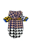 Gobo Kapüşonlu Love Desenli Kedi Köpek Kıyafeti Elbisesi Xxlarge/xxl/beden 5 thumbnail 2