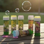 Star Bubbles Baloncuk Üflemeli Köpük Oyuncak 4 Adet - 3