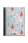 Colornote Papirüs PAPİRÜS FRUTTİ SERT KAPAK SPİRALLİ 16X23 120YP. ÇİZGİSİZ DEFTER - 1