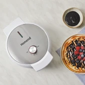 Homend Waffling 1351H Waffle Makinesi - Beyaz thumbnail 4