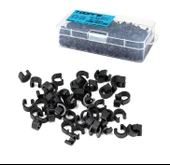 Bisiklet Kablo/Hortum Klipsi - TOOPRE, C-Klips, Plastik, 500'lü Bisiklet Kablo Kelepçesi thumbnail 2