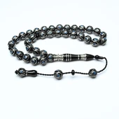 Damla İçi Damla Küre Model Sistemli Oltu Taşı Tespih thumbnail 1