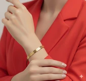 Ayetel Kürsi Bileklik Koruyucu Dua Yazılı Paslanmaz Çelik Bileklik Ayarlanabilir Unisex Model thumbnail 2